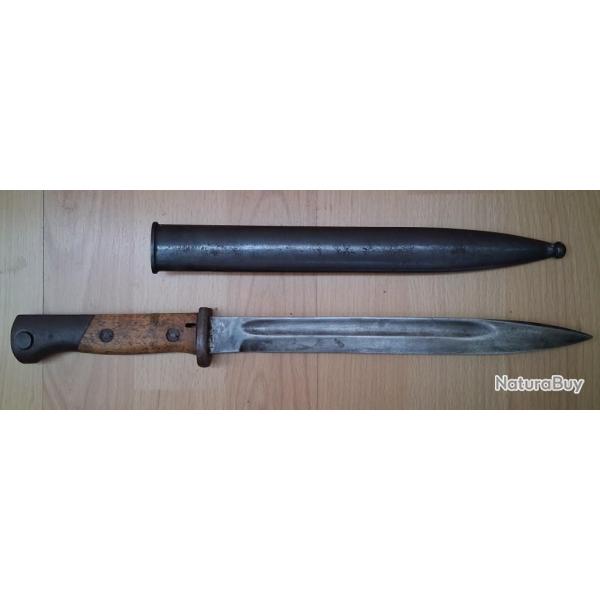 BAIONNETTE MAUSER 84-98 avec fourreau TBE