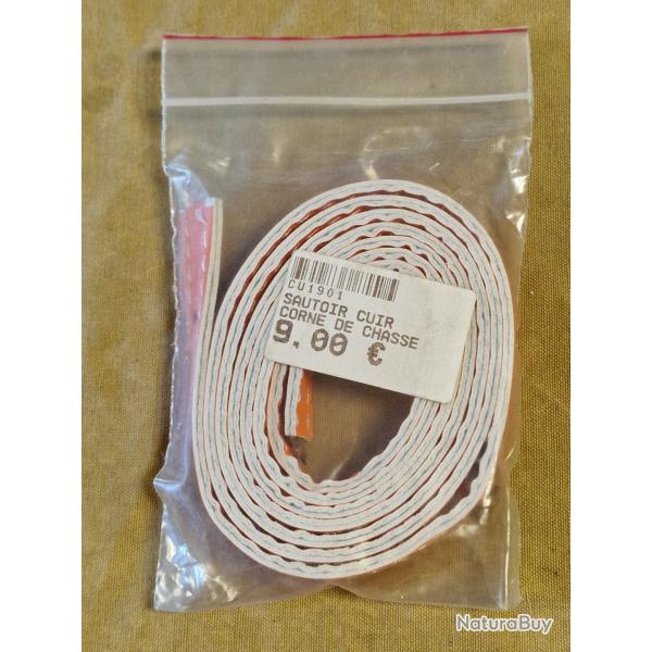Sautoir sangle orange porte corne de chasse HILMAR SUPER DESTOCK !!!