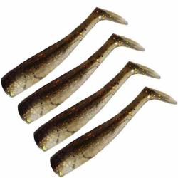 Leurre Souple Astushad 85 Naturel Or - Par 4