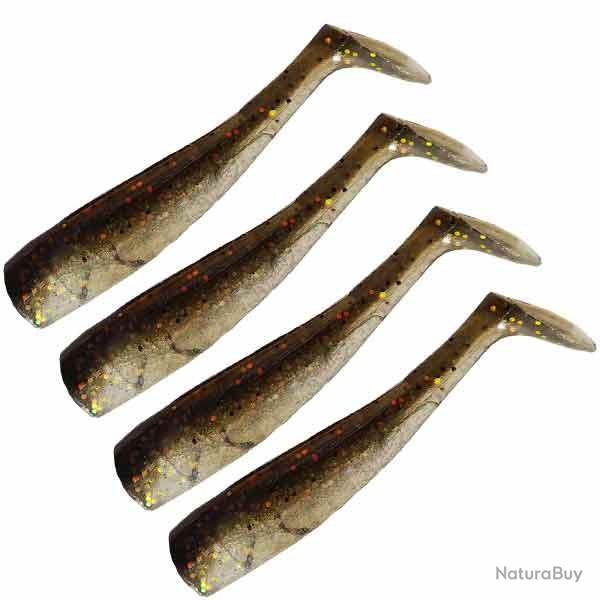 Leurre Souple Astushad 85 Naturel Or - Par 4