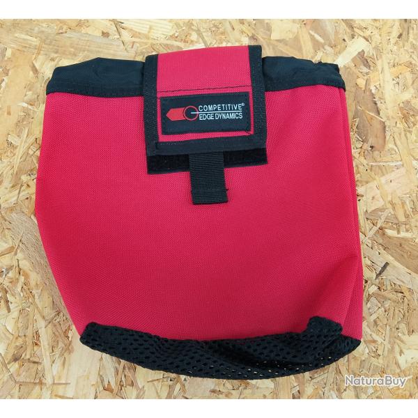 Pochette munitions/douilles repliable Competitive Edge Dynamics Rouge /CED Universal Pouch