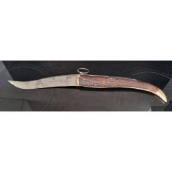 COUTEAU DE CHASSE PLIANT CORNILLON GRAND MOD&Egrave;LE XIX&Egrave;ME