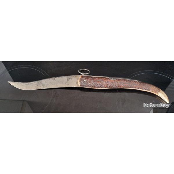 COUTEAU DE CHASSE PLIANT CORNILLON GRAND MOD�LE XIX�ME