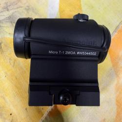 Point Rouge AIMPOINT micro T1 2moa avec embase 28mm