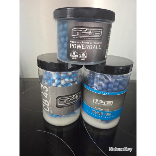 Lot Billes T4E Calibre 43