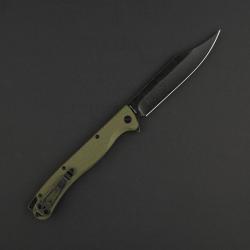 Couteau Daggerr Toothpick Linerlock Clip Point Acier 8Cr14MoV Manche ABS Vert Olive DGRTPFOLBW