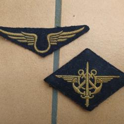 INSIGNE LOSANGE POITRINE ARMEE DE L AIR AILE  AERONAVAL