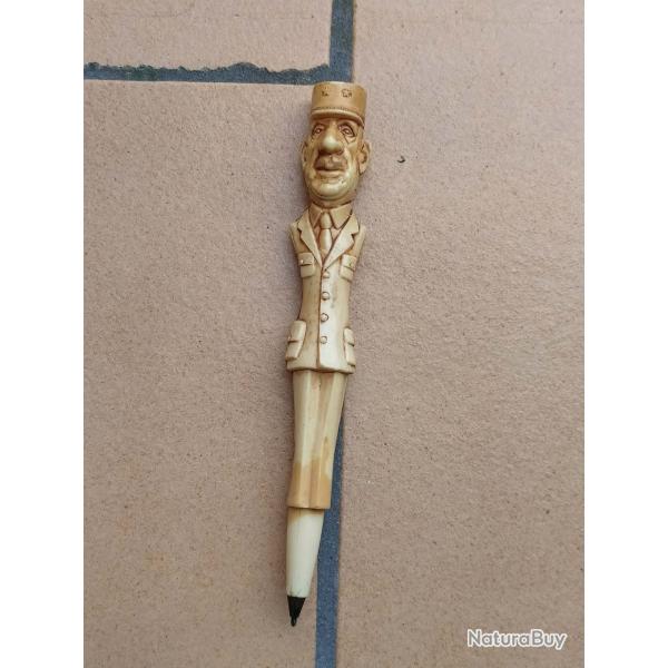 STYLO SOUVENIR HOMMAGE AU GENERAL DE  GAULLE