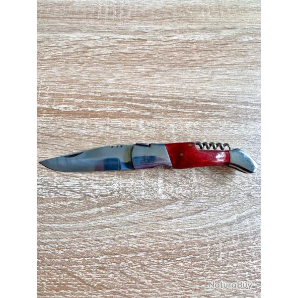 Couteau Laguiole 7cm avec tire-bouchon et �tui