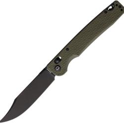Couteau Daggerr Pike Crossbar Lock Clip Point Acier 8Cr14MoV Manche FRN Olive Blackwash DGRPKXOLBW