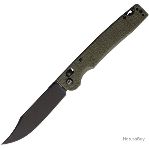 Couteau Daggerr Pike Crossbar Lock Clip Point Acier 8Cr14MoV Manche FRN Olive Blackwash DGRPKXOLBW