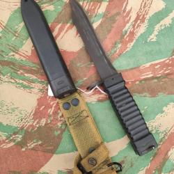 Ba&iuml;onnette KCB 77 fabrication eickhorn KCB77 M1 noire pour M16 et d&eacute;riv&eacute;s