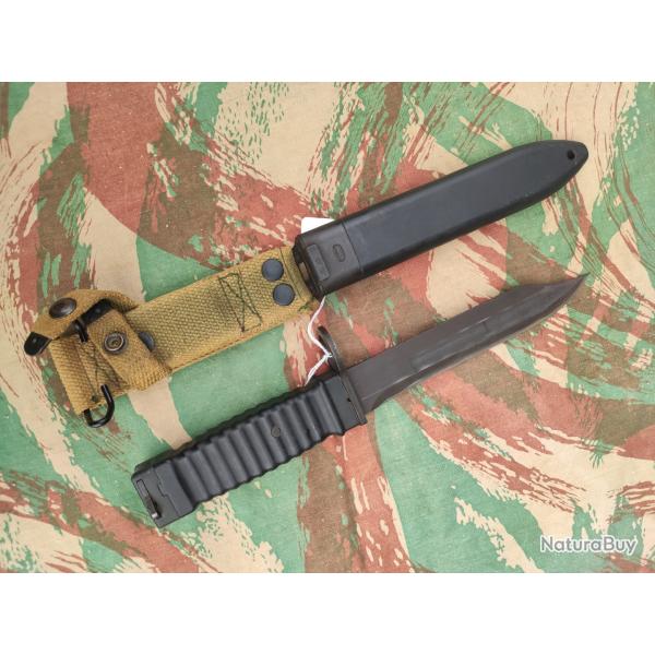 Ba�onnette KCB 77 fabrication eickhorn KCB77 M1 CS noire pour M16 et d�riv�s