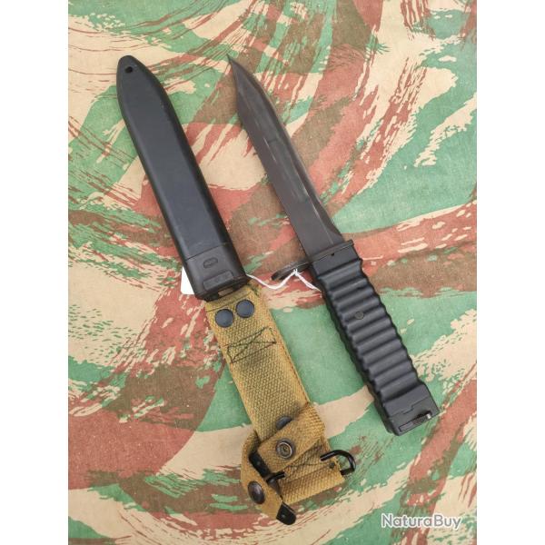 Ba�onnette KCB 77 fabrication eickhorn KCB77 M1 noire pour M16 et d�riv�s