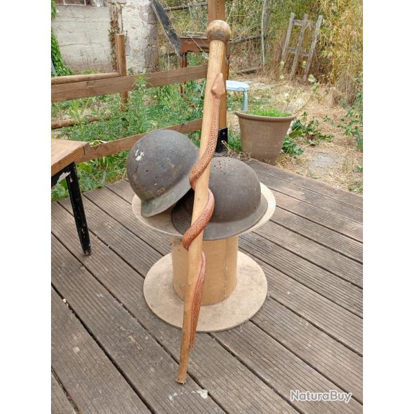 Canne de poilu WW1