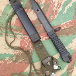 Ba&iuml;onnette KCB 70 M3 fabrication GMS pour fusil G3