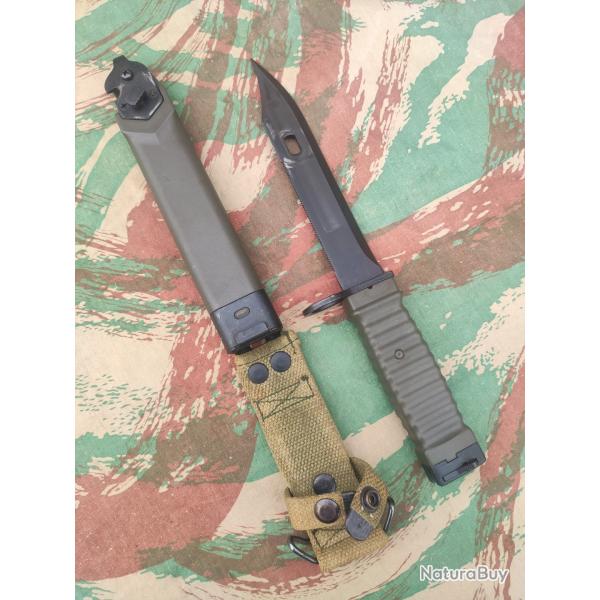 Ba�onnette KCB77 M1 verte pour fusil M16 et d�riv�s fabrication eickhorn n1