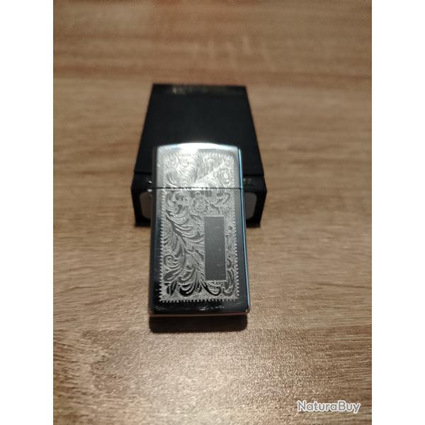 Zippo USA 2012 Briquet Essence Deep Carve Floral Grav� Fonctionnel Authentic