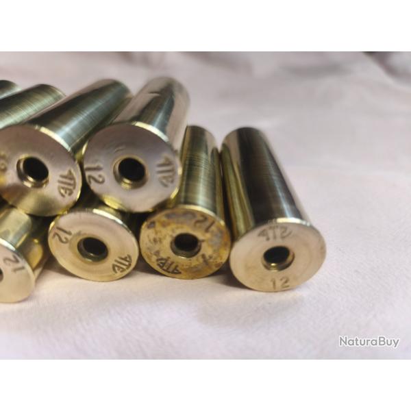 Douilles ATE calibre 12 en laiton pour collection