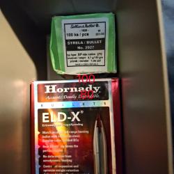 Ogive eld x hornady + sp sellier bellot