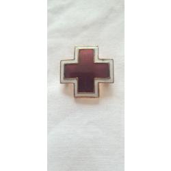 Insigne , &eacute;maill&eacute; de L'am&eacute;rican Red Cross US WW2 ( 2 )