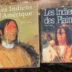 Lot de livres sur les indiens