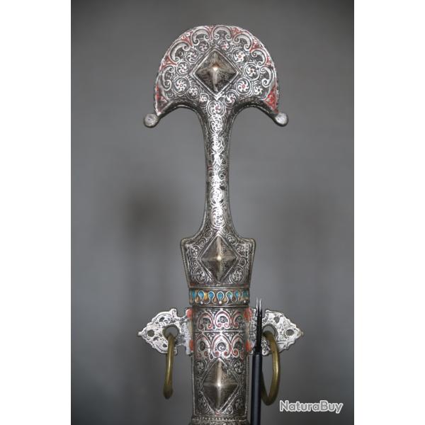Dague Marocaine dite koumya "chapeau de gendarme" - Sud du Maroc, 19�me si�cle (2)