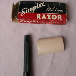 WW2 US RASOIR MILITAIRE AM&Eacute;RICAIN " SIMPLEX " NEUF DANS SON EMBALLAGE D'ORIGINE (39-45)