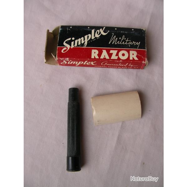 WW2 US RASOIR MILITAIRE AM�RICAIN " SIMPLEX " NEUF DANS SON EMBALLAGE D'ORIGINE (39-45)