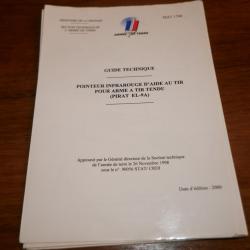Guide Technique PIRAT Pointeur Infrarouge d'Aide au Tir pour arme &agrave; tir tendu