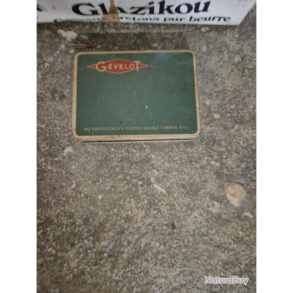 Bonjour ! ce sont des cartouches de fusil de chasse calibre 12 et 9 mm GEVELOT