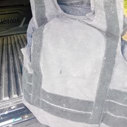GILET PARE BALLES LOURD IRLANDAIS EN KEVLAR + CERAMIQUE NIVEAU 3+ TAILLE XL CONTRE ARMES DE GUERRE