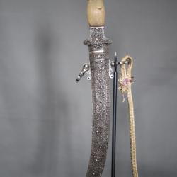Dague Marocaine Dite Koumya, Argent Et Corne Blonde - Maroc, fin 19&egrave;me d&eacute;but 20&egrave;me  (3)