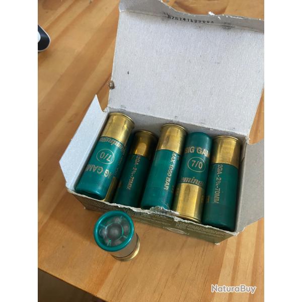 Munitions chevrotine cal 12