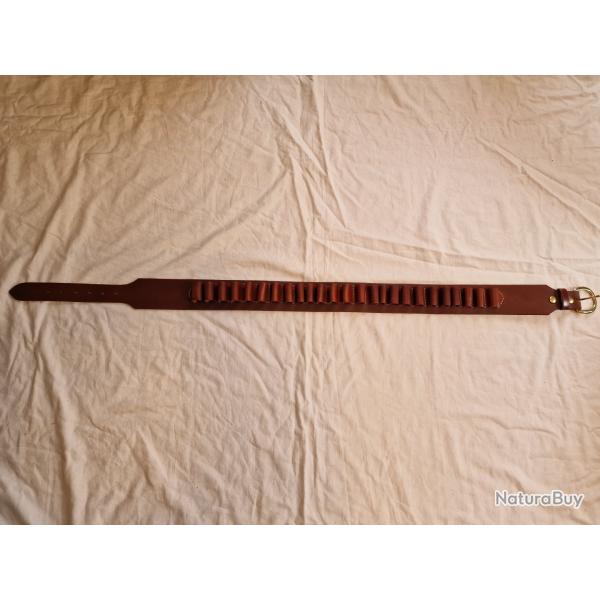 Cartouchi�re am�ricaine fait main cuir tannage v�g�tal HILMAR SUPER DESTOCK !!!
