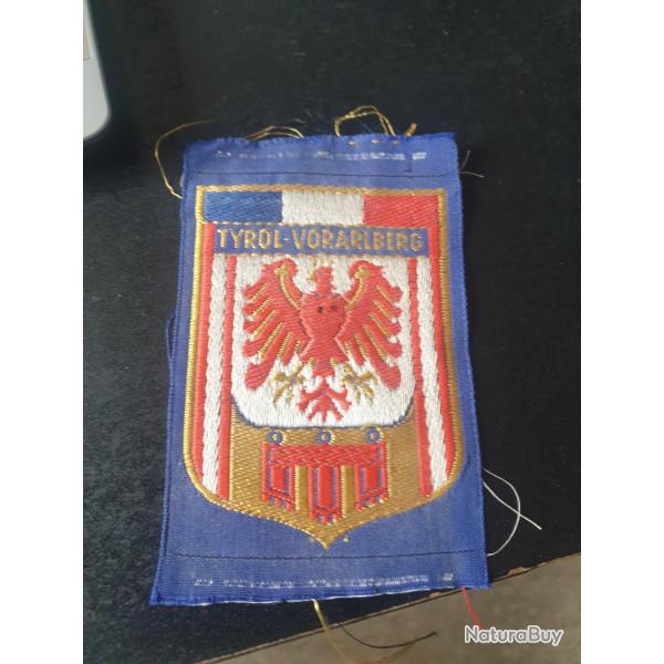 INSIGNE  TISSU ORIGINAL ARMEE FRANCAISE 1945
