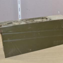 caisse tch&egrave;que Munition surplus Militaire Box M&eacute;tal Post WWII (1)