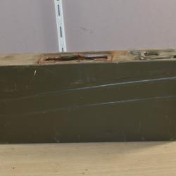 caisse tch&egrave;que Munition surplus Militaire  Box M&eacute;tal Post WWII (8)