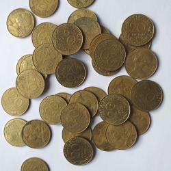 Lot de 36 pi&egrave;ces de fran&ccedil;aises de 20 centimes