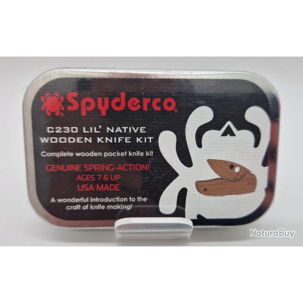 Kit Lil'native couteau de poche bois SPYDERCO