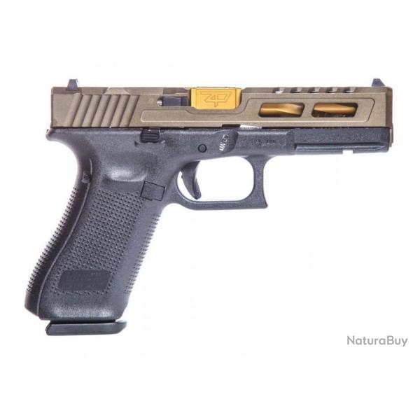 Promo Jusqu'au 30/07/2026 GLOCK 17 GEN5 ZAFFIRI CUSTOM - RMR - MIDNIGHT BRONZE