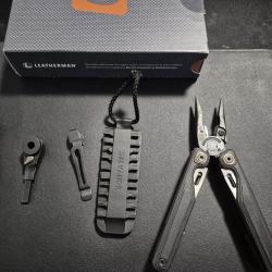 Pack Leatherman Wave Alpha (MagnaCut & G10) + Ratchet Driver + Rallonge + Embouts Galvanox