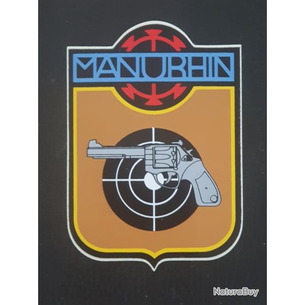 Ancien autocollant Manurhin