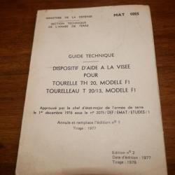 Guide technique Dispositif d'aide &agrave; la vis&eacute;e tourelle TH20 F1 et T 20/13 F1