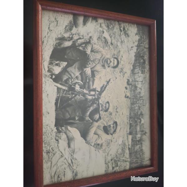Petit cadre photographie militaire soldat sptembre 1941 ww1 premiere guerre mondiale