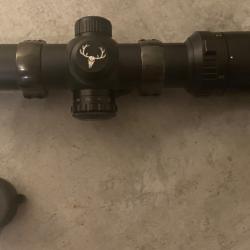 Lunette Bushnell Trophy XLT 1-4x24 avec montage EAW