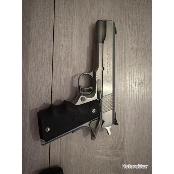 Colt 45 Gold cup s�ries 80 et 3 chargeur
