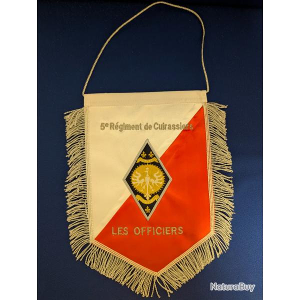 Fanion officiel - 5e R�giment de Cuirassiers - LES OFFICIERS - Arm�e fran�aise