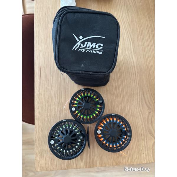 Moulinet JMC r�volution 68 + 2 bobines + sacoche