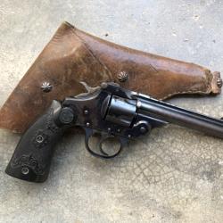 Superbe revolver Iver Johnson Target canon long cal 32SW